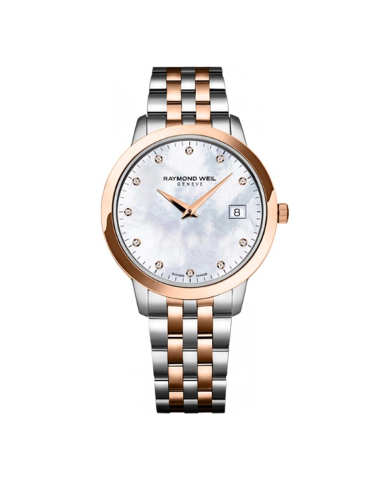Raymond Weil Toccata Mother of Pearl Dial SS Quartz Ladies Watch 5388-SPS-97081