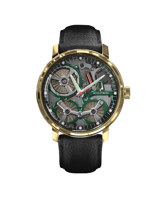 Accutron Electrostatic Spaceview 2020 Yellow Gold 2ES7A001