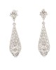 Diamond Marquise Shape Dangle Earrings