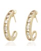 5 Stone Diamond J Earrings