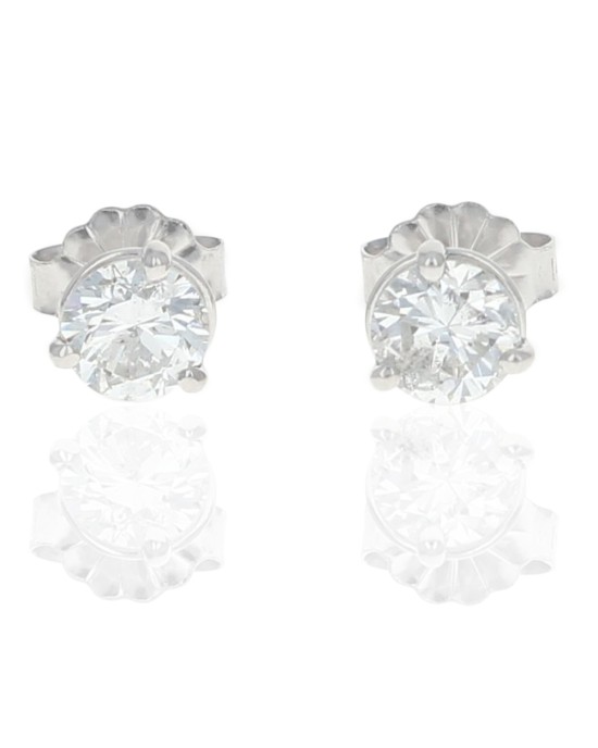 Diamond Martini Stud Earrings