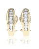 Tapered Diamond Baguette Earrings