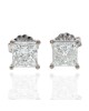 2.06ct Princess Diamond Stud Earrings
