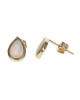 Ethiopian Opal Pear Shape Stud Earrings