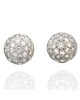 Diamond Pave Small Dome Earrings