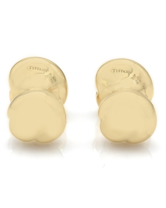 Tiffany & Co. Elsa Peretti 18K Bone Nugget Cufflinks