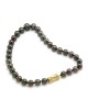 Tahitian Pearl Necklace with Diamond Barrel Clasp