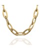 Nanis Olga Oval Link Necklace in Gold