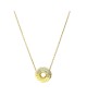 Jose Hess Diamond Donut Necklace in Yellow Gold