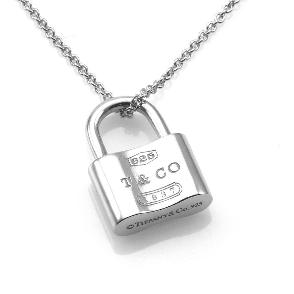 Buy Tiffany & Co. Sterling Silver 1837 Round Padlock Pendant Necklace,  Tiffany T Co 925 Silver Circle Padlock Pendant Necklace, Openable Lock  Online in India - Etsy