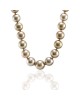 Golden South Sea Pearl Necklace with Diamond and Gold Clasp