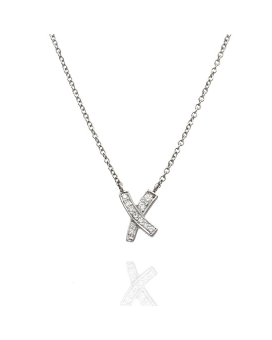 x necklace tiffany