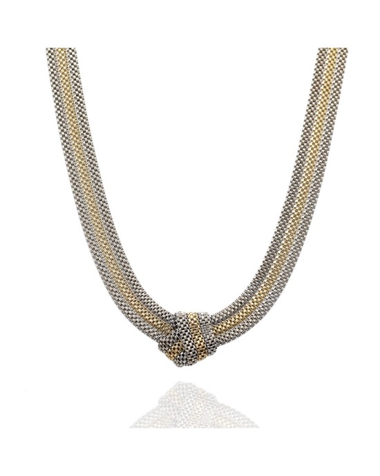 Mesh Necklace in Gold