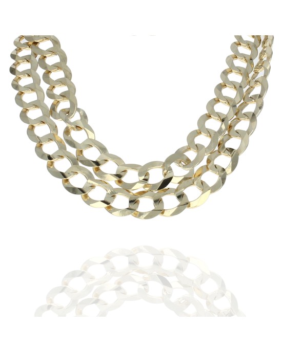Curb Link Chain Necklace in 10K Gold