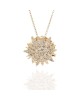 Roberto Coin Cognac Diamond Sun Drop Necklace