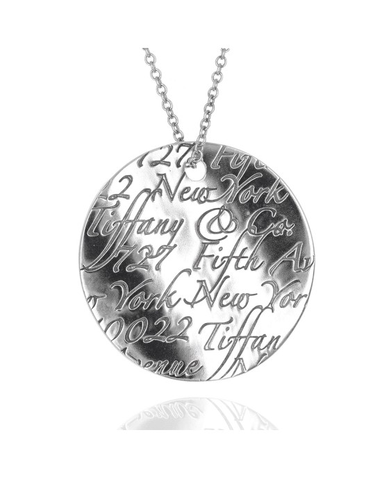 Notes Fifth Avenue Tag Necklace