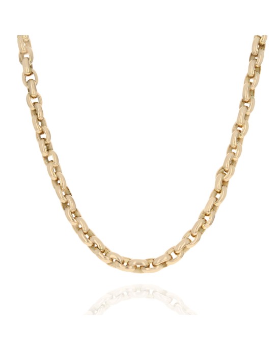 Rolo Chain Necklace in Yellow Gold