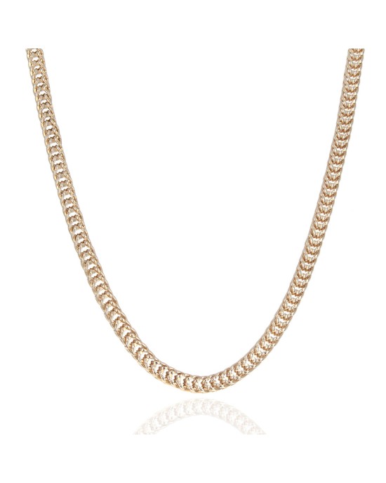 Flat Foxtail Link Chain Necklace
