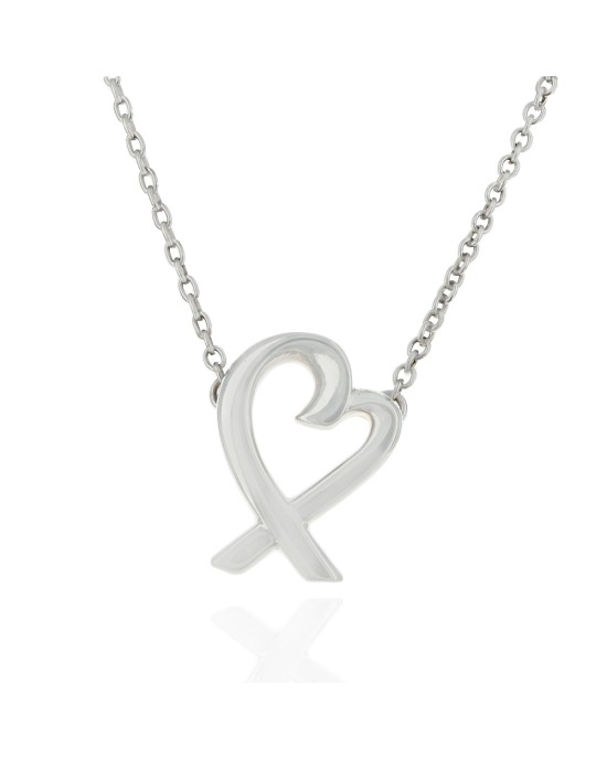 Paloma Picasso Loving Heart Necklace in Sterling Silver