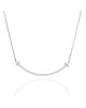 T Smile Station Necklace in Sterling Silver