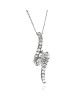 Ever Us Diamond Bypass Drop Necklace