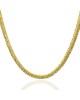 Square Foxtail Chain Necklace