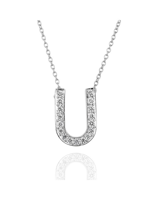 Tiffany & Co. Diamond U Necklace