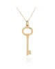 Tiffany & Co. Key Pendant on Cable Chain