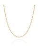 Bead Chain Necklace in Yellow Gold