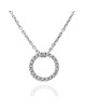 Diamond Miniature Eternity Drop Necklace