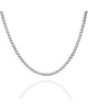 Diamond Inline Necklace in White Gold