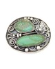 Navajo Jimmy Victor Begay Sterling Silver & Turquoise Buckle
