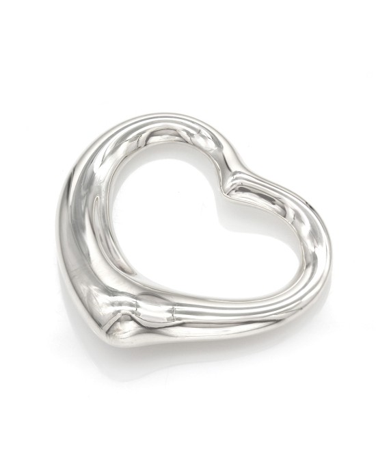 Elsa Peretti Open Heart Pendant in Sterling Silver. More Sizes Available, Size: 27 mm