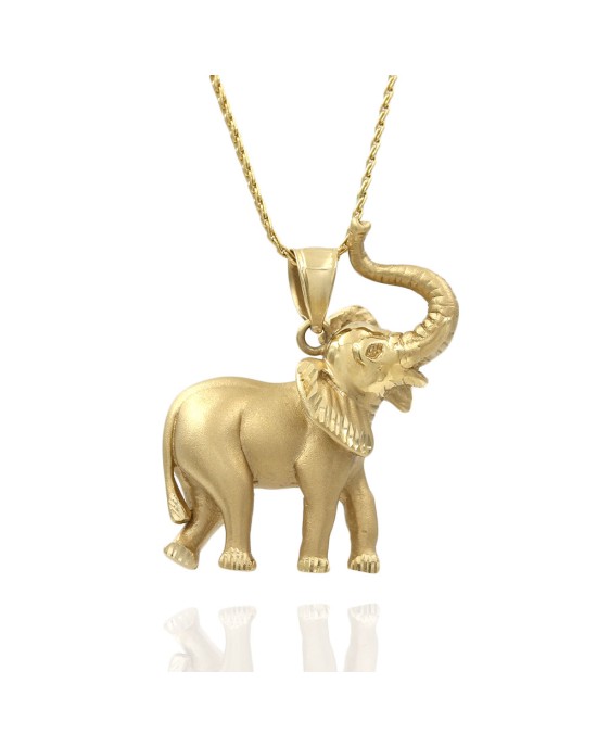 cartier gold elephant necklace
