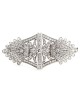 Art Deco Pave Diamond Brooch in Platinum