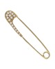 Diamond Safety Pin Brooch in Gold