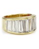 Christopher Designs Illusion Set Diamond Band/ Ring in 18K Yellow Gold