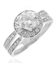 1.00ct VS1, G Round Brilliant Cut Diamond Engagement Ring in 14K White Gold