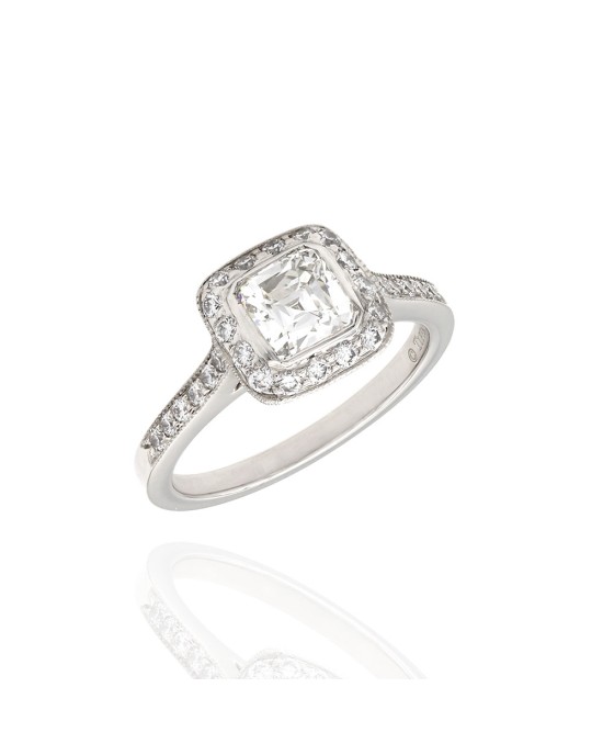 Tiffany & Co. Legacy Diamond Engagement Ring in Platinum