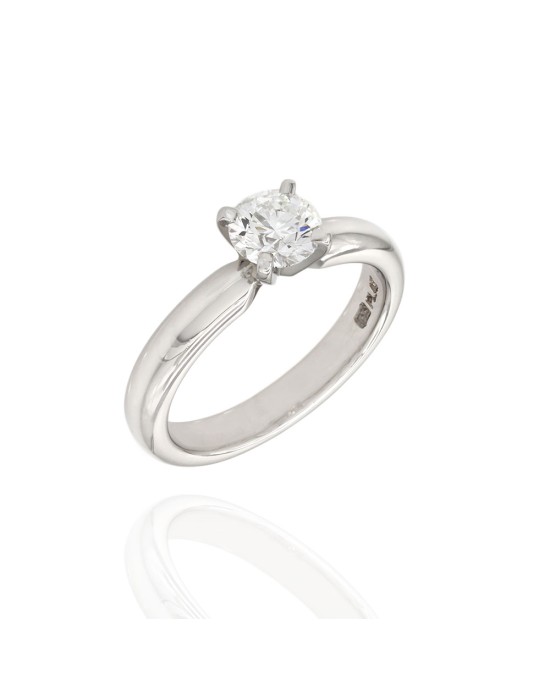 Diamond Solitaire Engagement Ring in Platinum