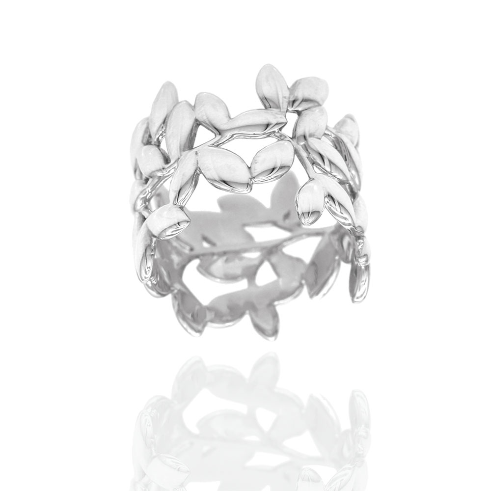tiffany olive leaf ring diamond