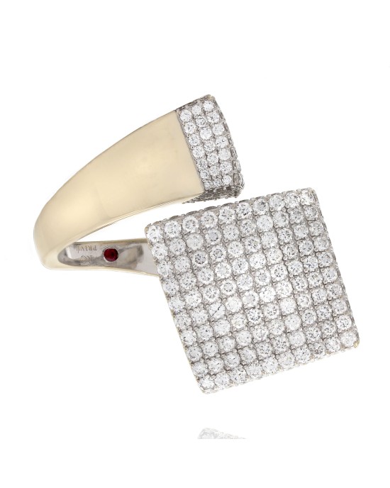 Roberto Coin Sauvage Diamond Pave Fashion Ring