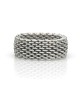 Tiffany Sommerset Mesh Ring in Silver