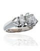 Marquise and Trilliant Diamond Ring