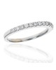 Shared Prong Diamond Band in Gold