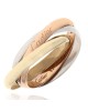Cartier Trinity Ring in 3 Tone Gold