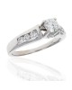 0.40ct Round Brilliant Diamond Engagement Ring in White Gold