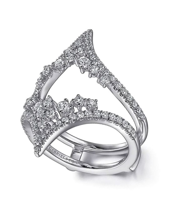 Gabriel & Co. Kaslique Collection Diamond Ring Enhancer
