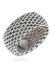Sommerset Mesh Ring in Sterling Silver