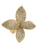 Diamond Pave Butterfly Ring in Yellow Gold